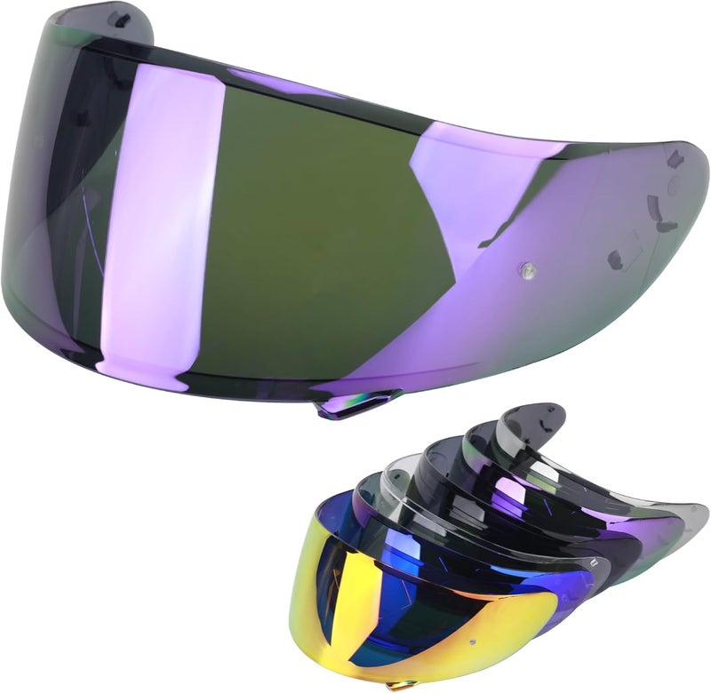RIDLOG RF 1200 Motorcycle Helmet Visor for RF-1200 Visor Replacement CWR-1 Tinted Motorcycle Helmet Visor Compatible with RF1200 CWR-1 X14 Z7 X-Spirit (Purple) - Image 1